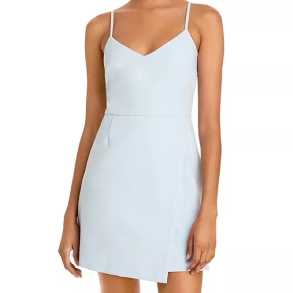 French Connection Light Blue Mini Dress - Picture 2 of 4